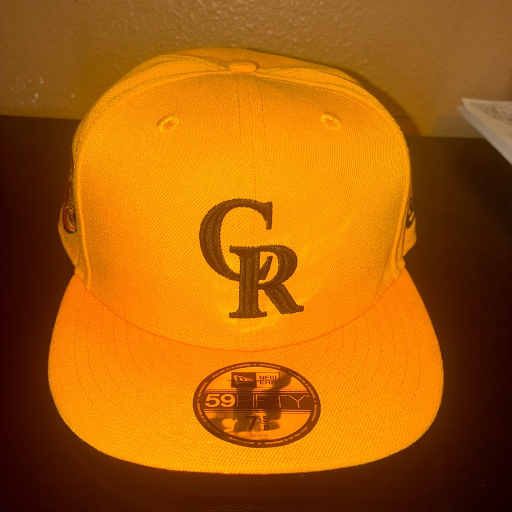 New Era Yellow and Black Hat